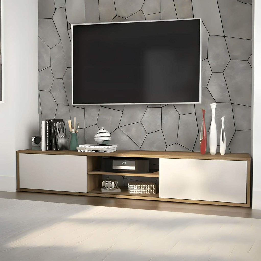 ترابيزة تليفزيون ام دي اف 160*30*42 سم - BAL16 El Batal Furniture