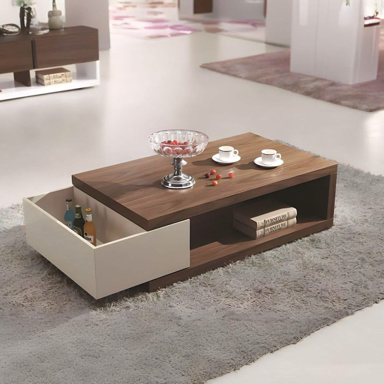 ترابيزة قهوة ام دي اف 90*50*30 سم - BAL13 El Batal Furniture