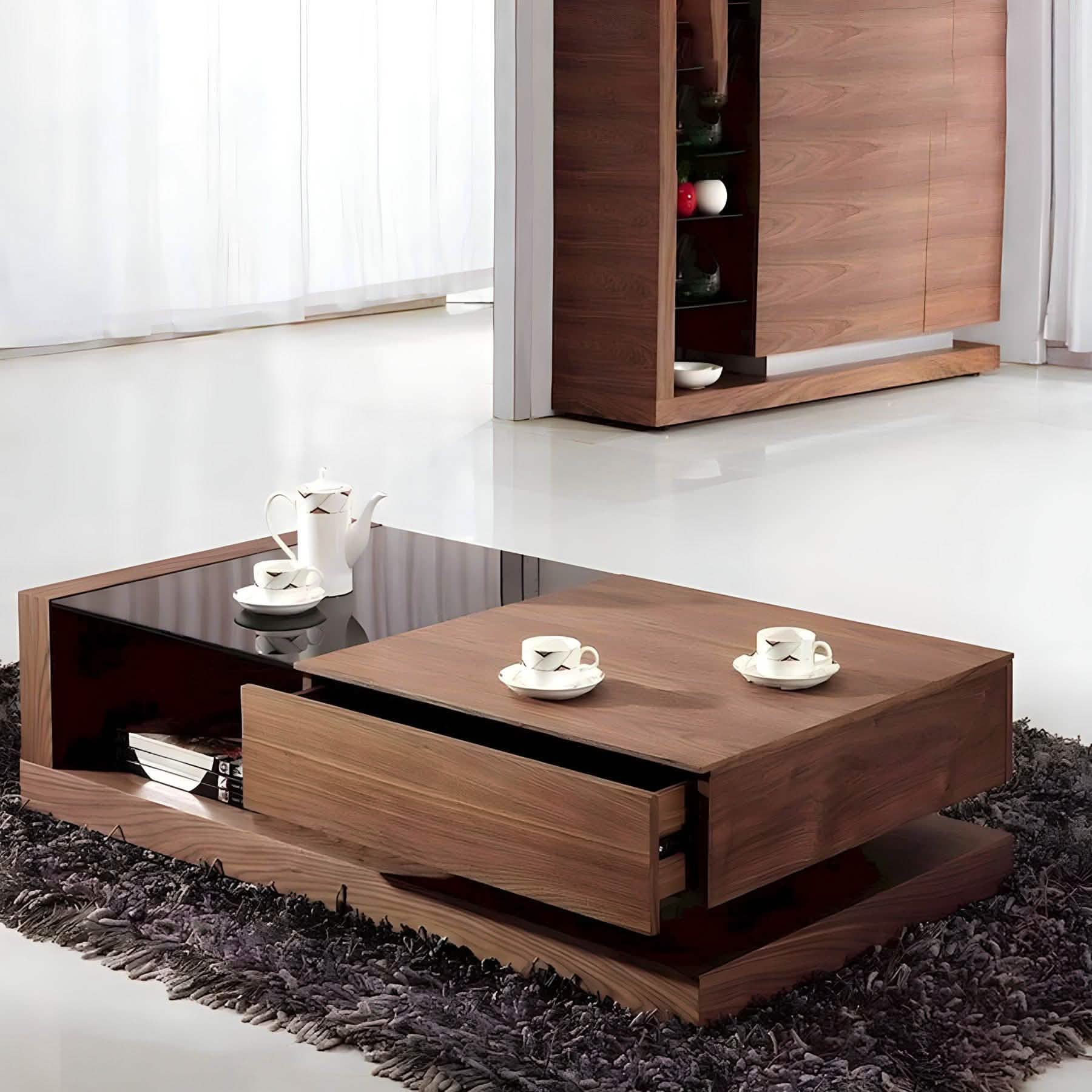 ترابيزة قهوة ام دي اف 100*50*35 سم - BAL136 El Batal Furniture